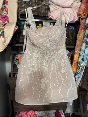 Watters | Dresses | Watters Clara Long Sleeve Ivory | Poshmark
